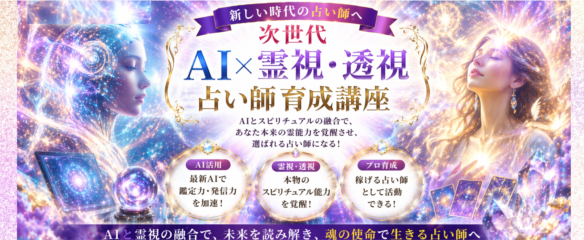 次世代霊視透視占い師養成講座