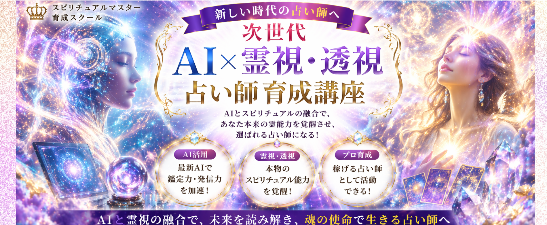 次世代霊視透視占い師養成講座