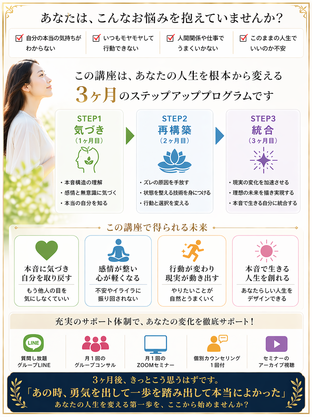スピリチュアルカウンセラーになるならスピリチュアルマスター育成講座へ
